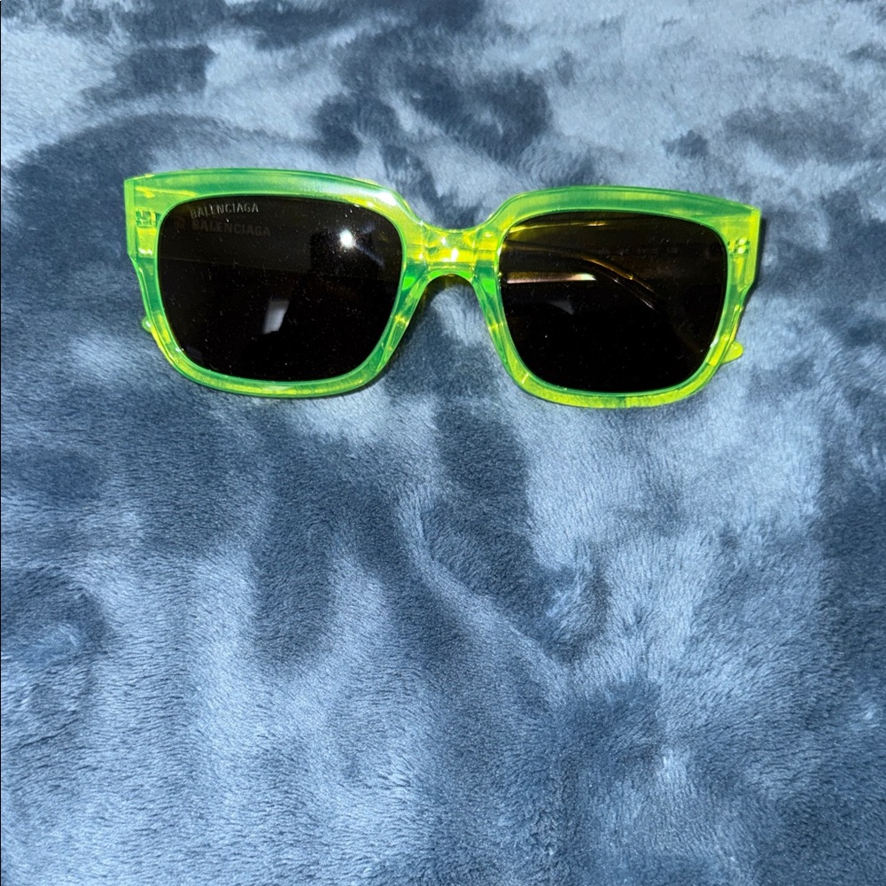 Balenciaga Volt Green Sunglasses